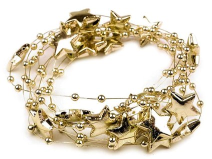 Perličky a hvězdičky na silonu metráž 1