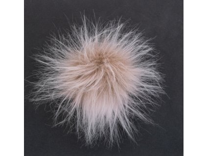 Pompon 15-18 cm ze sztucznego futra