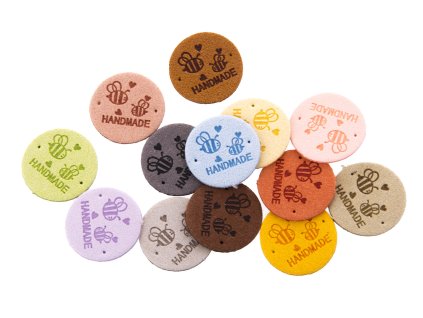 Patch HAND MADE bee ?25mm