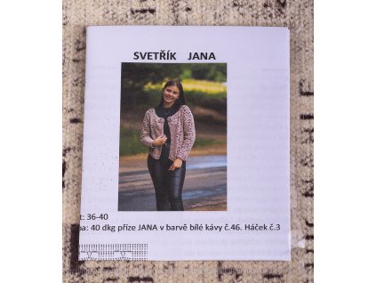 Návod na svetřík Jana