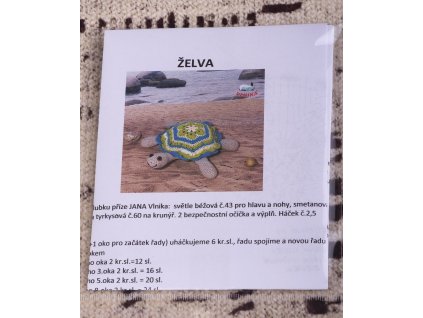 Návod na háčkovanú korytnačku
