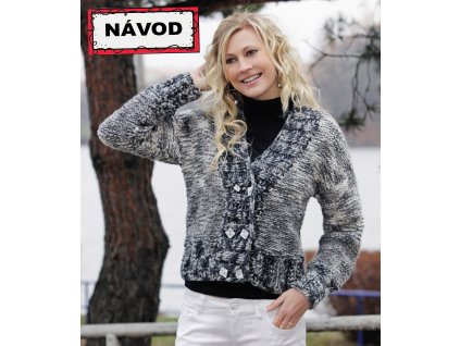 Návod na vlnený kabátik MARA