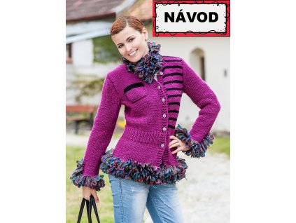 Návod na kabátik MEGAN