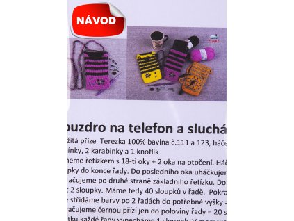 Instructions phone case and headphones