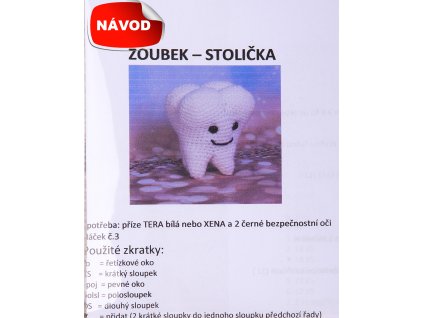 Instrukcja szydełkowego zęba