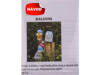 Návod hačkovaní BALOUNI