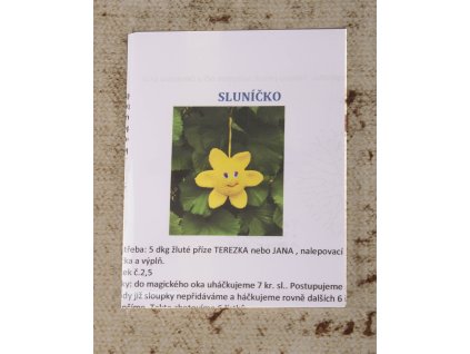 Instrukcje na szydełku SŁOŃCE