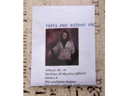 Návod na vestu z priadze Sophist