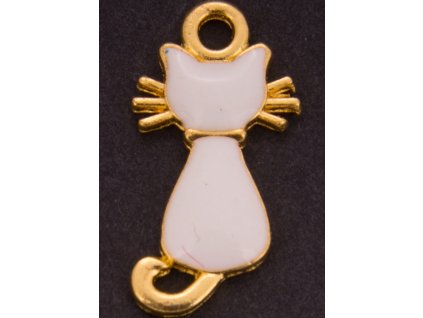 Přívěšek 23x12 mm mačka