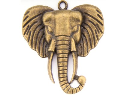 Pendant  50x50 mm elephant