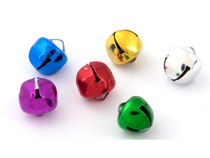 Přívěšek 10 mm rolnička MIX