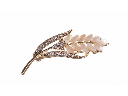 Brooch spikelet 50x15mm