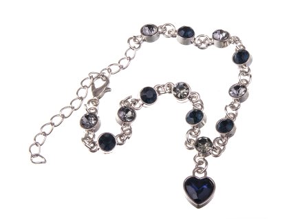 Metal bracelet with stones 24cm LOVIE