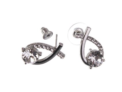 Náušnice strieborné STIGA 20x10mm