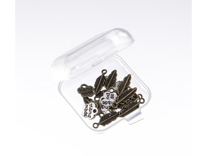 Pendant leaf and HAND MADE 20 pcs MIX