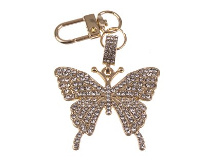 Golden butterfly pendant 45x40mm