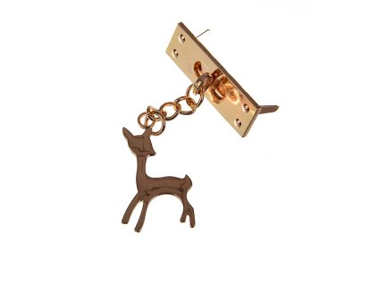 Ozdoba na torebkę z reniferem 40 x 70 mm