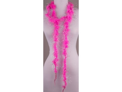 Stripy peří,  boa s metalickým vláknem 1