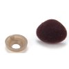 Čumáček 14x18 mm plyšový varianta hnědý