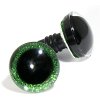 Očička 3D 30 mm glitrová varianta zelená