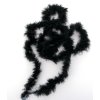 BOA z peříček ptáka Marabu varianta 3 černé