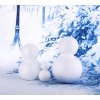 Polystyrene snowman 6,7x11,5cm