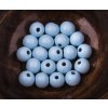 Korálky dřevěné 10mm/20ks varianta světle modré