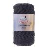 Příze Cotton Cord 2mm varianta 29 tmavě šedá