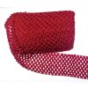 Pruženka síťovaná  šíře 7 cm varianta červená