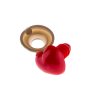 Little nose 12 mm red heart