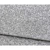 Samolepící pěnová guma Moosgummi s glitry 20x30 cm varianta stříbrná