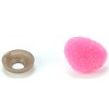 Čumáček plyšový 15x12mm varianta růžový