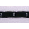 Textilní etiketa s velikostí černá 12mm/1m varianta 3XL