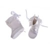 Botičky pro panenky 5cm vysoké varianta bílé s třásněmi