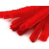 Drátek modelovací chlupatý Ø15 mm/30 cm varianta červený