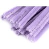 Drátek modelovací chlupatý Ø6 mm/30 cm varianta fialová