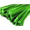 Drátek modelovací chlupatý Ø6 mm/30 cm varianta trávově zelená