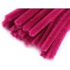 Drátek modelovací chlupatý Ø6 mm/30 cm varianta fuchsiová
