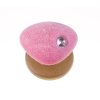 Little nose plush pink with stone 30mm
