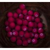 Korálky skleněné 8mm/50ks varianta malinové