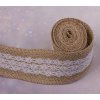 Jutová stuha ozdobná 50 mm/2m varianta 3