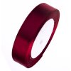 Stuha saténová 15mm/22,5m varianta tmavě červená