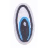 Očička látková nažehlovací 51x25 mm modrá