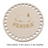 Dno překližkové kruh varianta 10 cm-6 mm