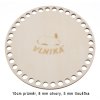 Dno překližkové kruh varianta 10 cm-8 mm