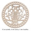 Dno - víko překližkové sova varianta 15 cm-6 mm