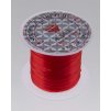 Elastická vlákna k navlékání korálků varianta červené