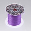 Elastická vlákna k navlékání korálků varianta fialové