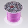 Elastická vlákna k navlékání korálků varianta sv. růžové
