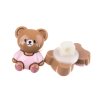 Plastic teddy bear button